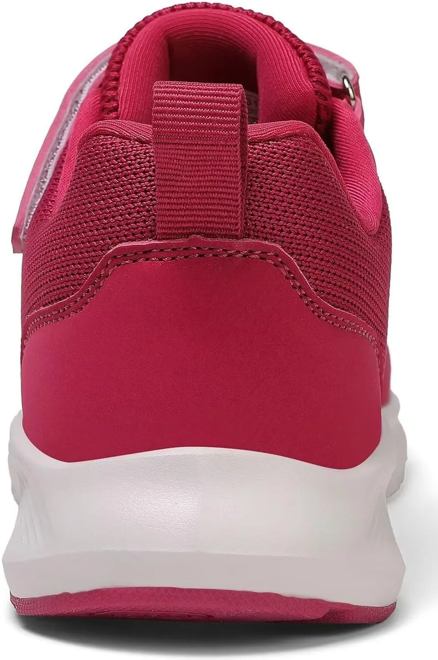 Kids Sneakers for Boys Girls Running Tennis Shoes Non-Slip Hiking Walking Shoes Lightweight Breathable Sport Athletic
