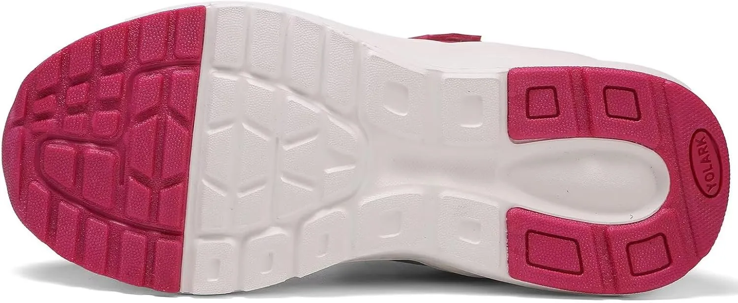 Kids Sneakers for Boys Girls Running Tennis Shoes Non-Slip Hiking Walking Shoes Lightweight Breathable Sport Athletic