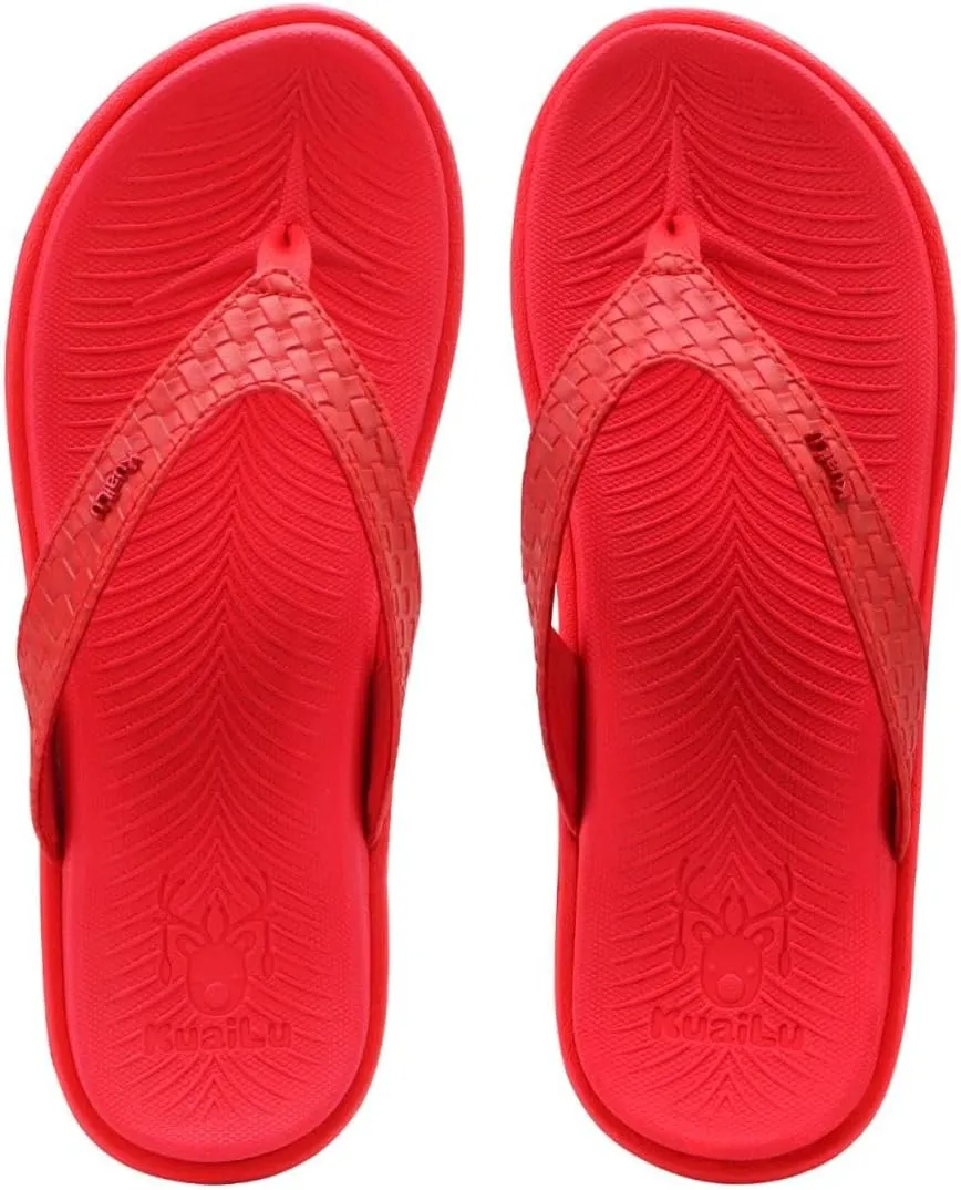 KuaiLu Womens Flip Flops Ladies Yoga Mat Comfortable Walking Thong Sandals With Plantar Fasciitis Arch Support Slip On Indoor Outdoor For Summer