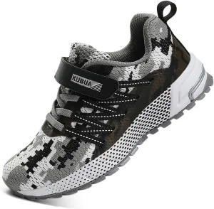 KUBUA Kids Sneakers for Boys Girls Running Tennis Shoes Lightweight Breathable Sport Athletic