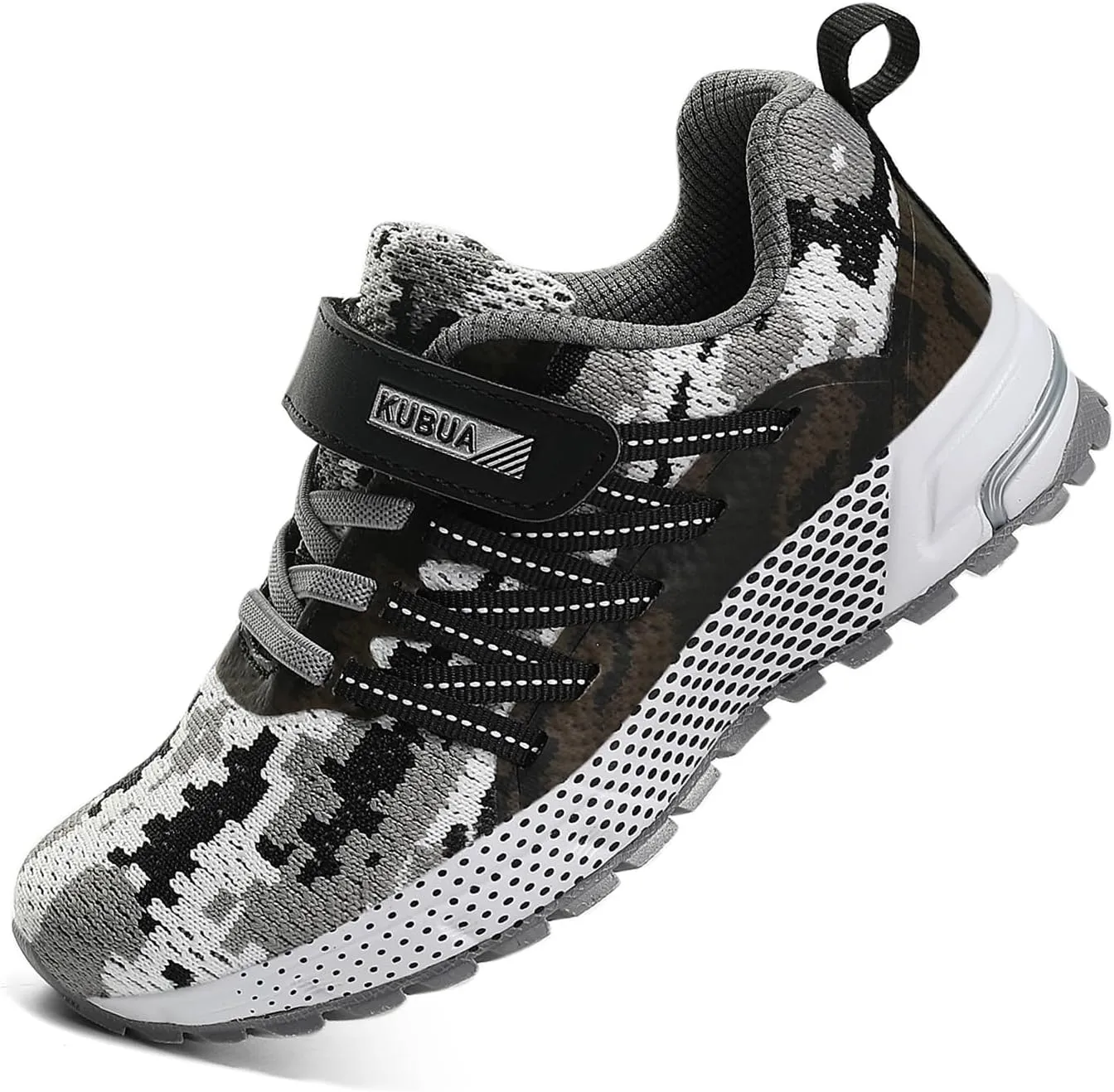 KUBUA Kids Sneakers for Boys Girls Running Tennis Shoes Lightweight Breathable Sport Athletic