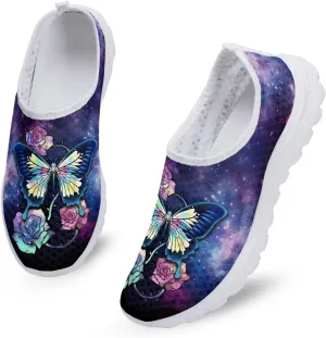 Kuiaobaty Fashion Sneakers Lightweight Breathable Slip-Ons Walking Shoes Athletic Casual Footwear Women's Men's Loafers