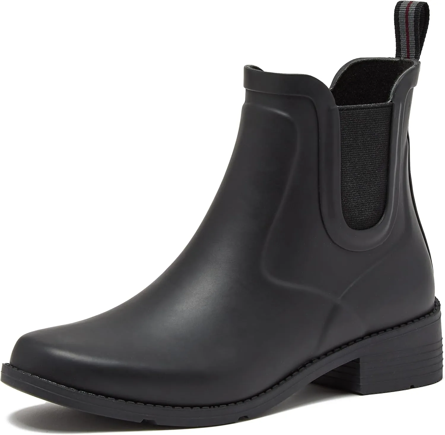 Lands' End Waterproof Rain Boots for Women, Comfortable Ankle Chelsea Boots Women, Burgundy or Black Womens Rain Boots Size 6 to 11
