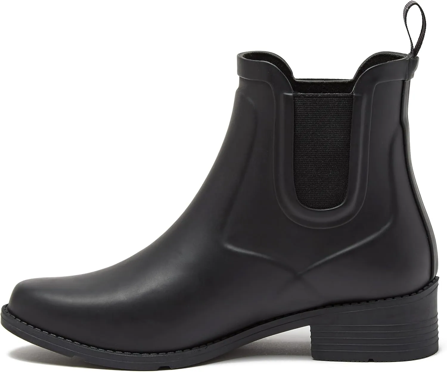 Lands' End Waterproof Rain Boots for Women, Comfortable Ankle Chelsea Boots Women, Burgundy or Black Womens Rain Boots Size 6 to 11
