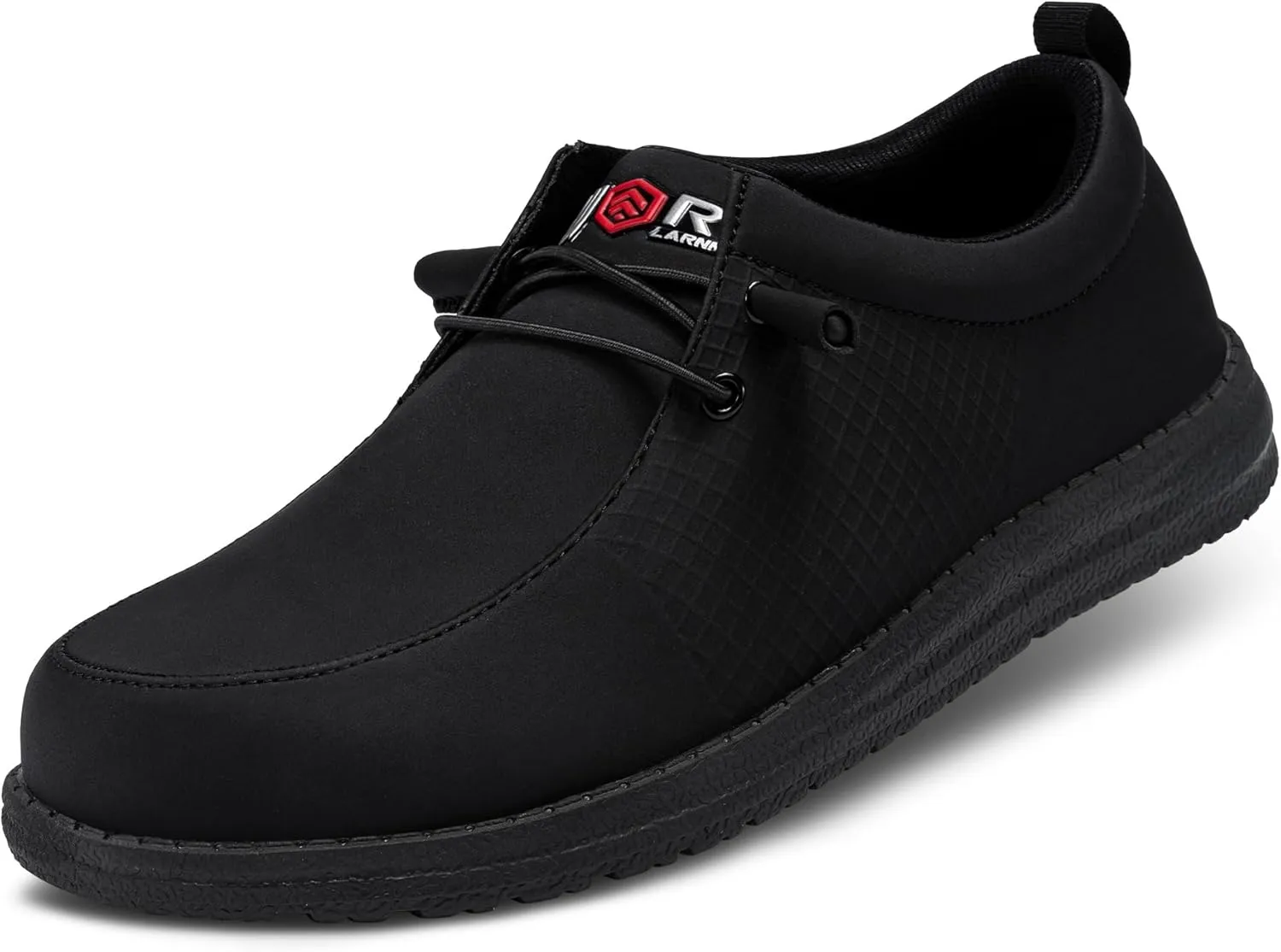 LARNMERN Steel Toe Loafers Women Lightweight Comfortable Slip On Walking Casual Flats Sneakers Work Safety Shoes