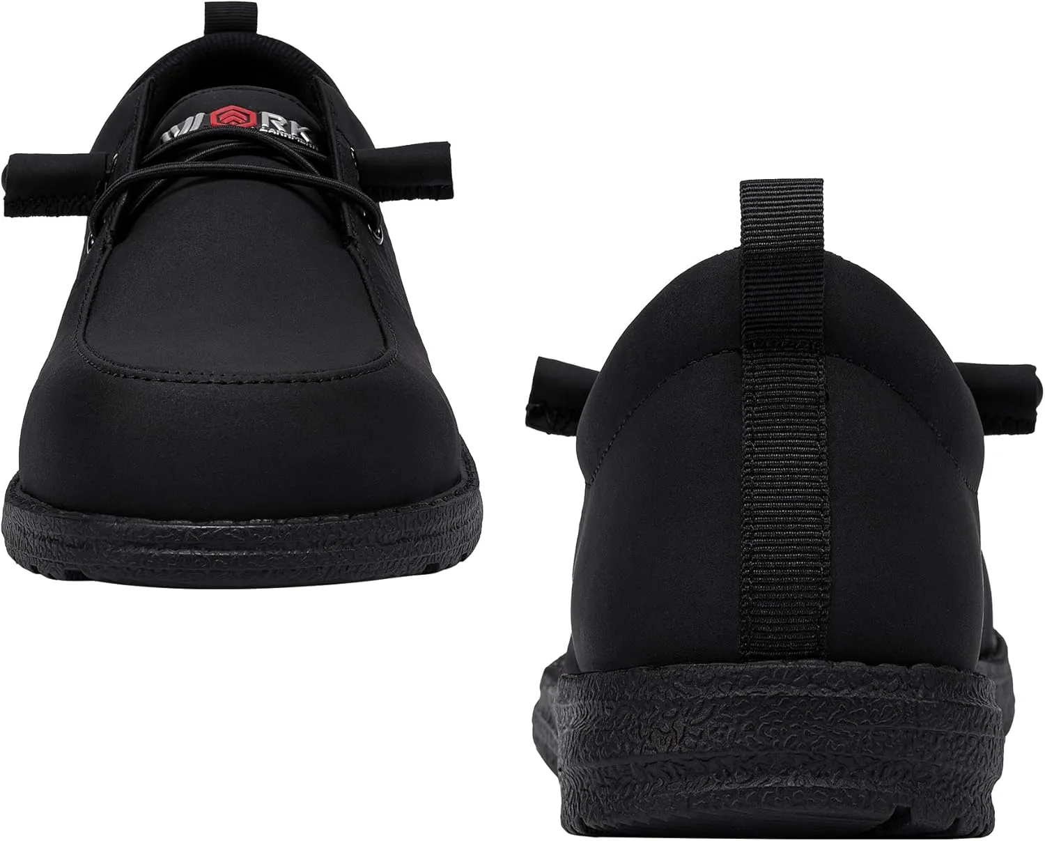 LARNMERN Steel Toe Loafers Women Lightweight Comfortable Slip On Walking Casual Flats Sneakers Work Safety Shoes