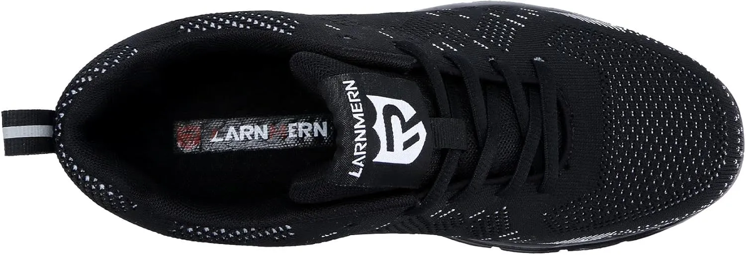 LARNMERN Steel Toe Shoes Men Womens Lightweight Safety Shoes Puncture Proof Breathable Sneakers Comfortable