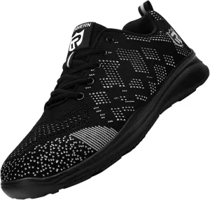 LARNMERN Steel Toe Shoes Men Womens Lightweight Safety Shoes Puncture Proof Breathable Sneakers Comfortable