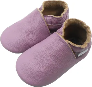 Leather Baby Shoes Boys Girls Moccasins Infant Toddler Slippers Soft Sole Anti-Slip Baby Walking Crib Shoes