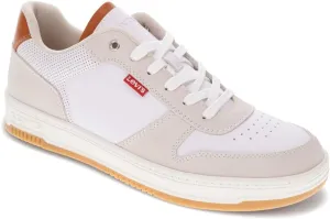 Levi's Mens Drive Lo 2 Vegan Leather Casual Lace Up Sneaker Shoe
