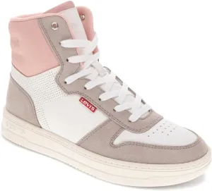 Levi's Womens Drive Hi 2 Synthetic Leather Casual Hightop Sneaker Shoe