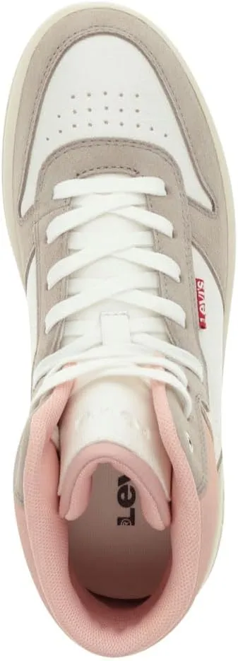 Levi's Womens Drive Hi 2 Synthetic Leather Casual Hightop Sneaker Shoe