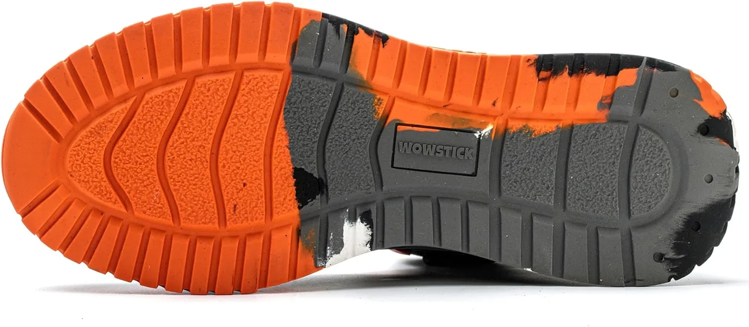 Lightweight Work Safety Steel Toe Sneakers, Durable Breathable Light Construction Tennis Shoes