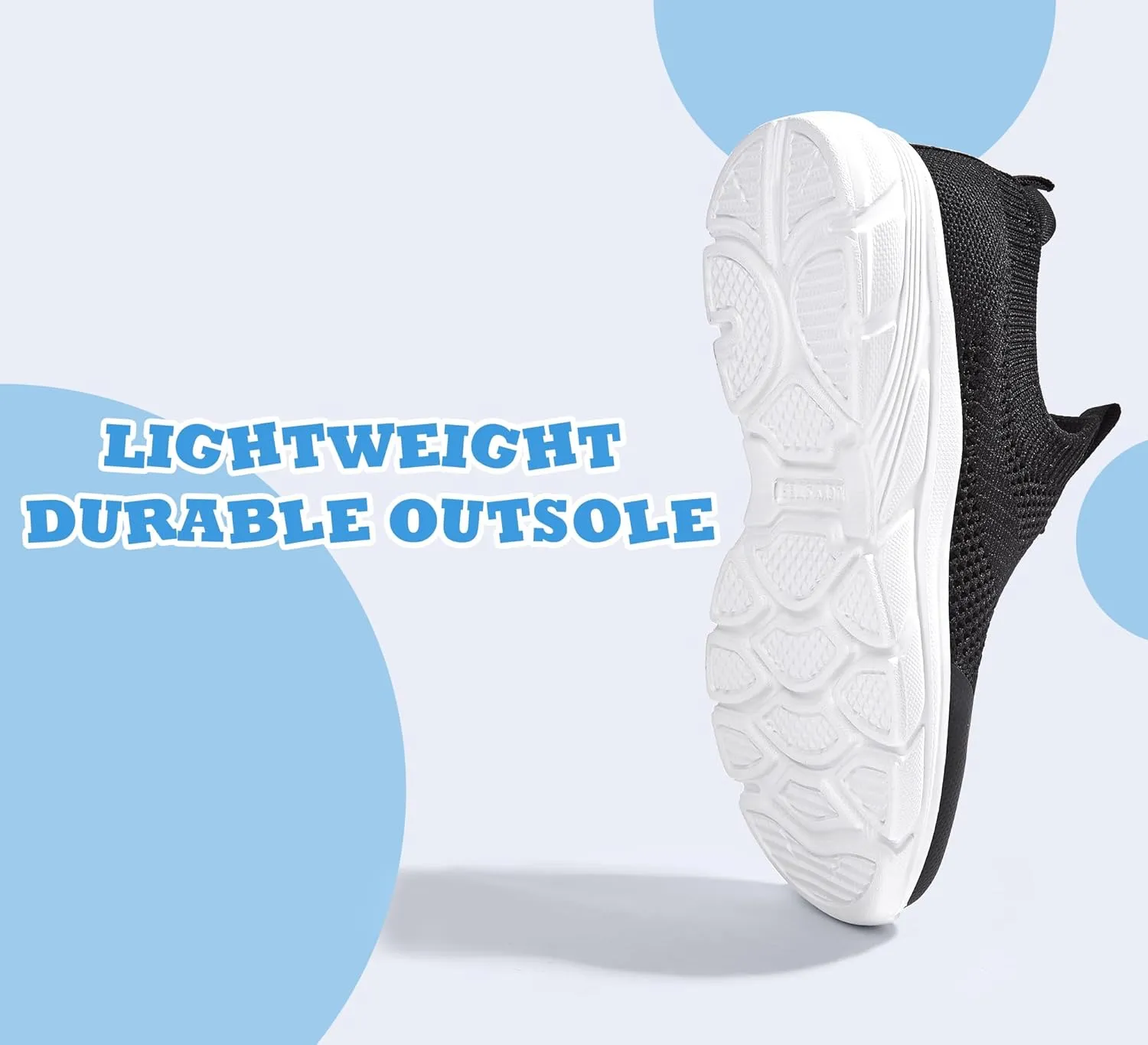 LUCKY STEP Boys Girls Slip On Sneakers Breathable Mesh Walking Shoes Lightweight Casual Running Athletic for Little Kids