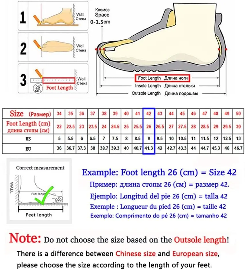 Men Sandals Genuine Leather Sandals Man Beach Shoes Outdoor Not Slip Light Slippers Men's Sandals(45)