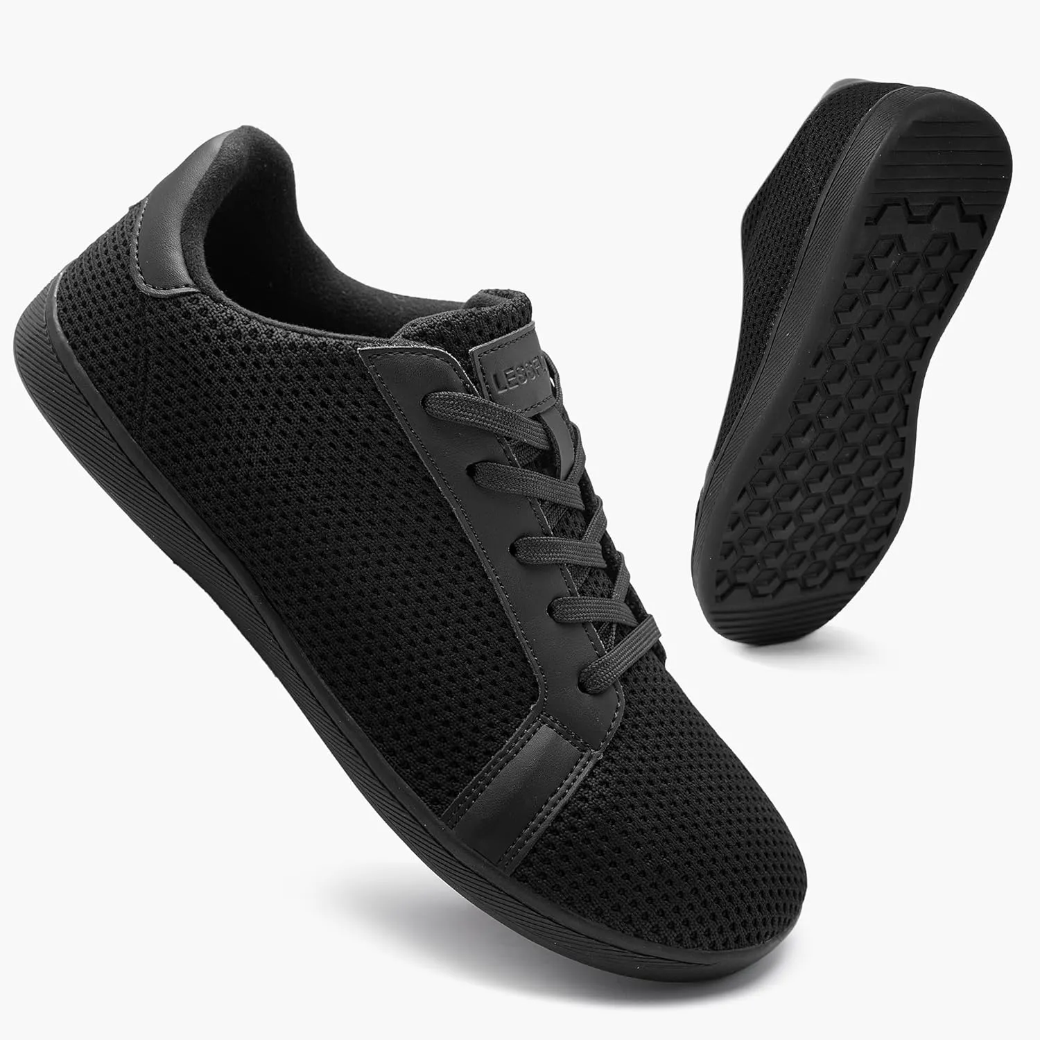 Men's Barefoot Walking Shoes Wide Toe Sneakers Zero Drop Minimalist Sneakers Non-Slip Breathable Comfortable Lightweight Casual Shoes