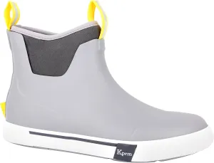 Men's Deck Boots Waterproof Ankle Rubber Rain Boots High-Performance Saltwater Fishing Booties