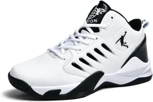Men's Fashion Sneakers Breathable Running Shoes Arch Support Basketball Shoes Non Slip Sport Shoes