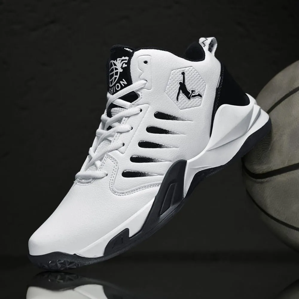 Men's Fashion Sneakers Breathable Running Shoes Arch Support Basketball Shoes Non Slip Sport Shoes