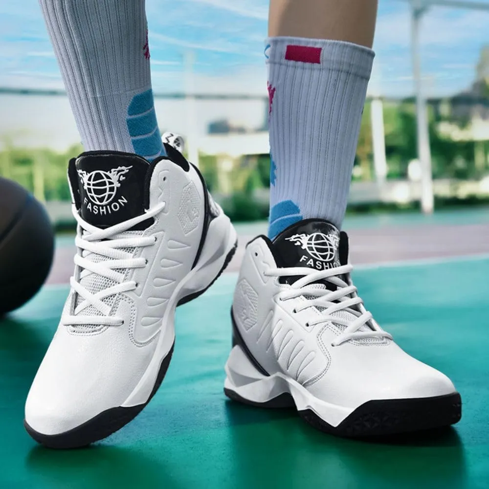 Men's Fashion Sneakers Breathable Running Shoes Arch Support Basketball Shoes Non Slip Sport Shoes