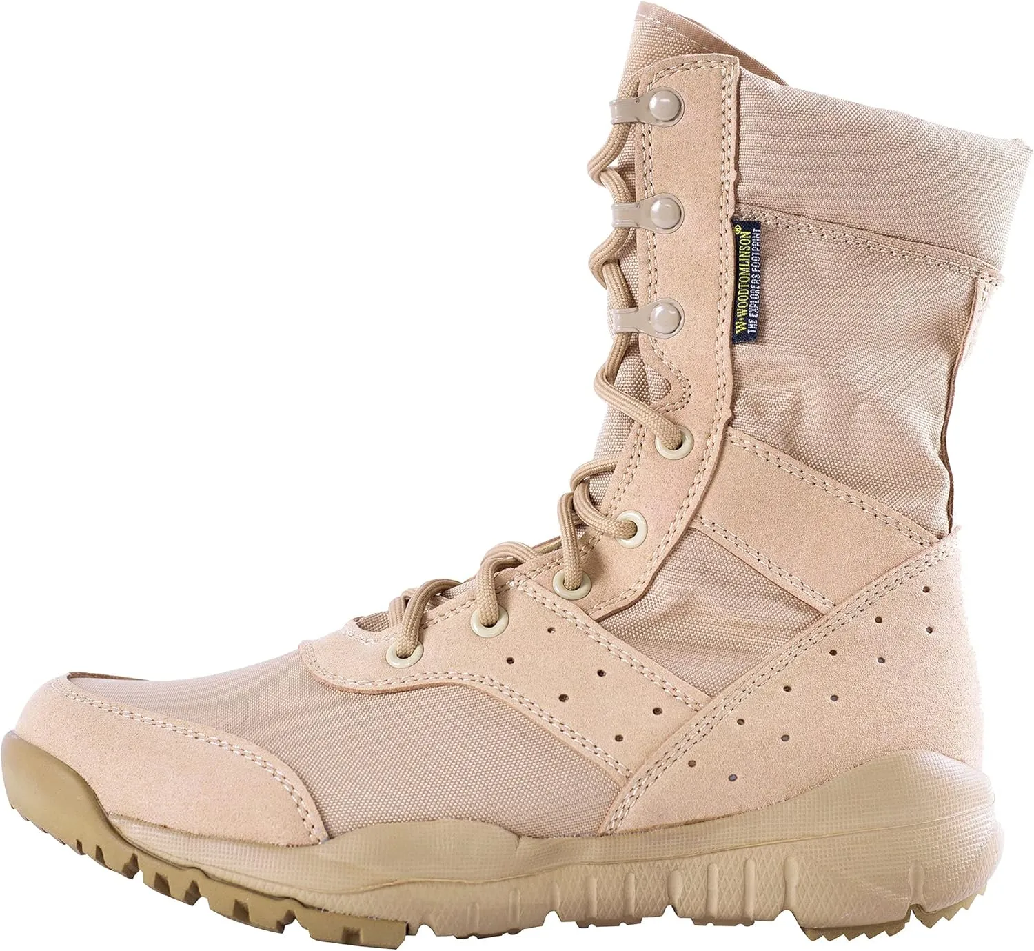 Men's LD Lightweight Combat Boots Microfiber/Suede Leather Military Tactical Boots