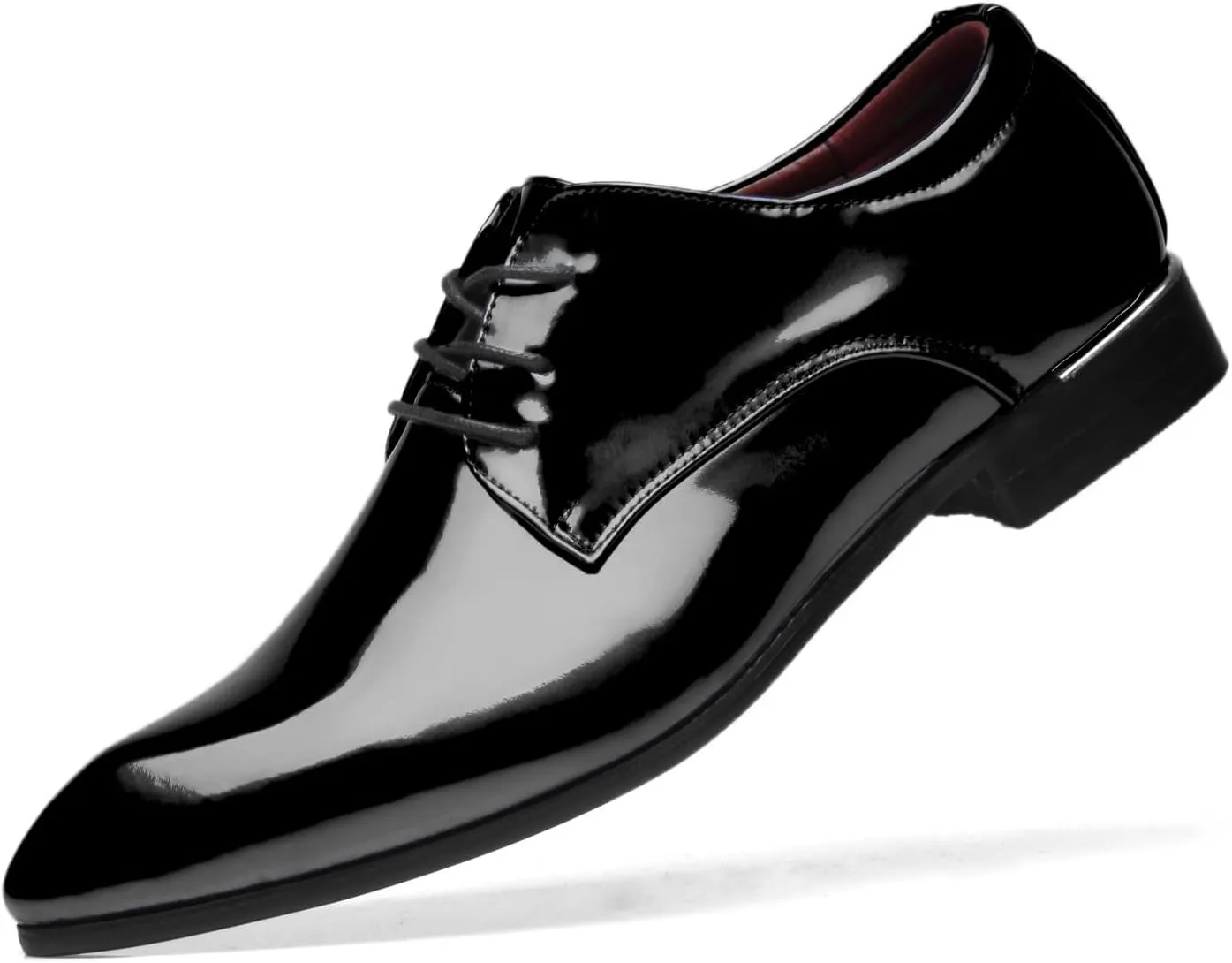 Men's Loafers Dress Shoes Patent Leather Glitter Prom Tuxedo Slip-on Suit Shoes