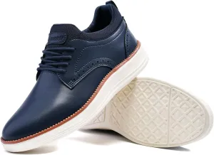 Mens Oxfords Shoes, Slip On Classic Fashion Casual Dress Business Shoes Lightweight Comfortable Walking Running Sneakers for Men