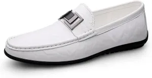 Men's Slip On Dress Shoes Comfortable Fashion Men Leather Casual Loafers Shoes Business Office Wedding Formal Modern Oxfords