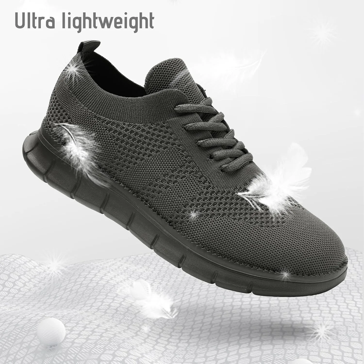 Men's Slip on Walking Shoes Fashion Dress Sneakers Business Oxfords Breathable Lightweight Loafers Tennis for Driving Walking Skate
