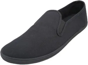 Men's Sneakers Classic Low Top Slip On Shoes Canvas Skate Loafers Sneakers Causal Dress Shoes for Men Comfortable Walking Shoes Slip on Sneakers for Men
