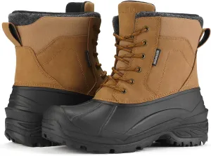 Men's Snow Boots Insulated Waterproof Lightweight Winter Boots Slip Resistant Duck Boots for Men