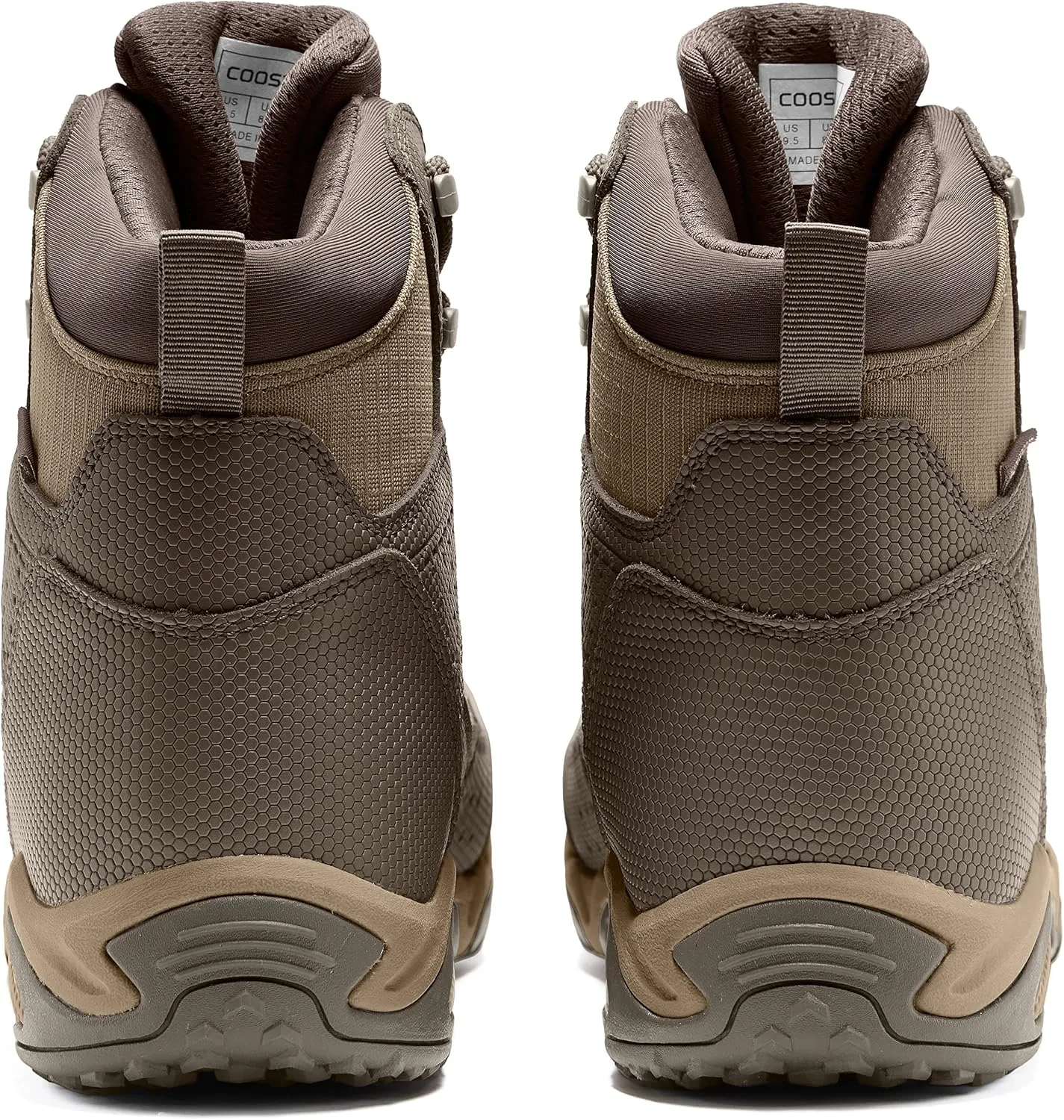 Men's Water-Resistant Work Boots Lightweight Tactical Boots Non-Slip Hiking Boots for Men