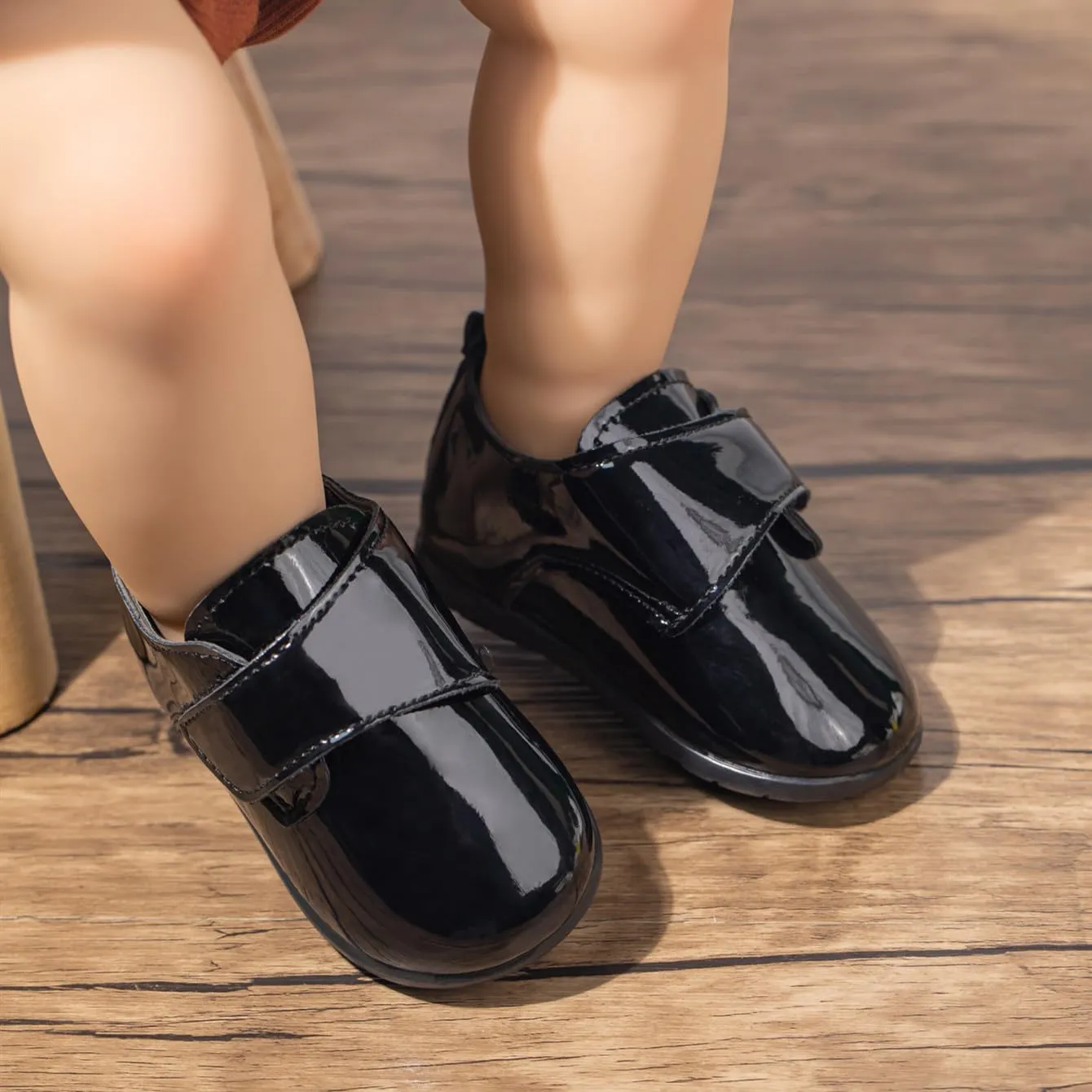 Miamooi Infant Baby Boys Girls Loafers Classic PU Leather Wedding Dress Shoes Toddler Brogue Formal Flat Lazy Crib Oxford First Walking Christening Shoe