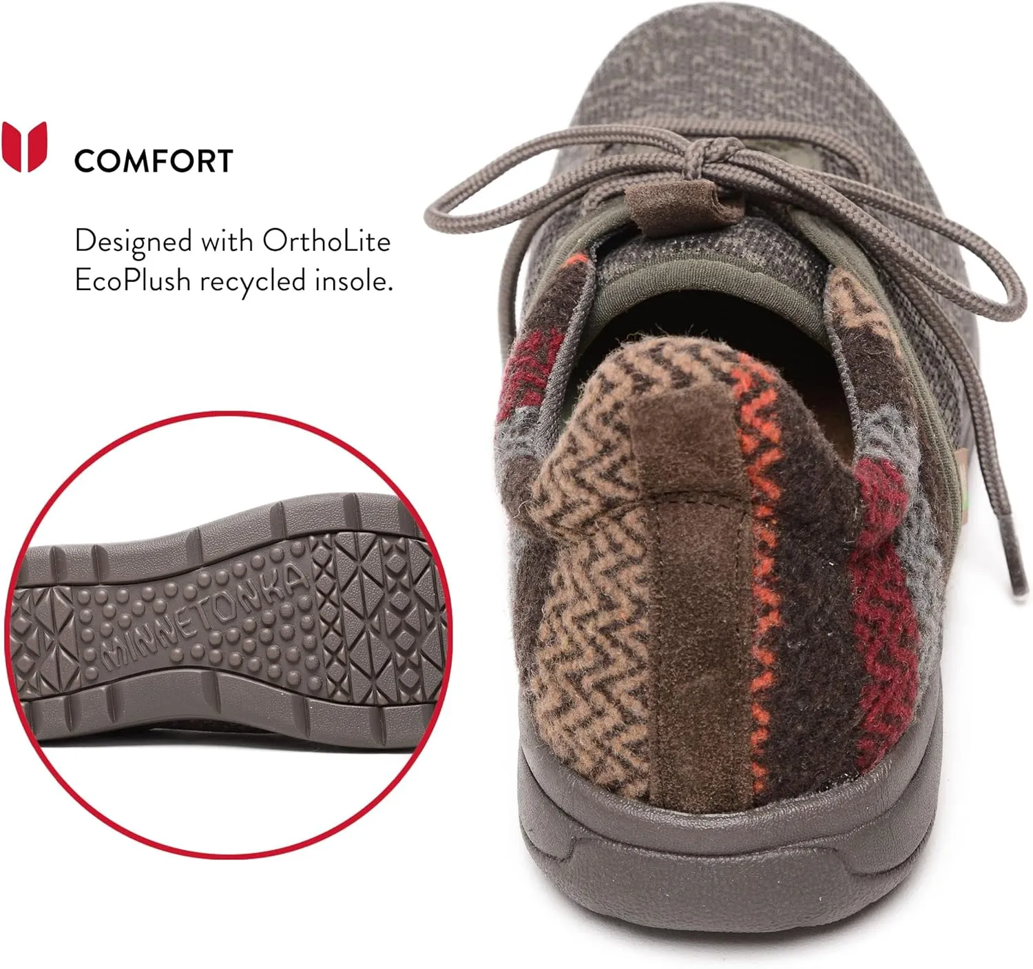 Minnetonka Women’s Ecowise Anew-Knit Casual Sneakers