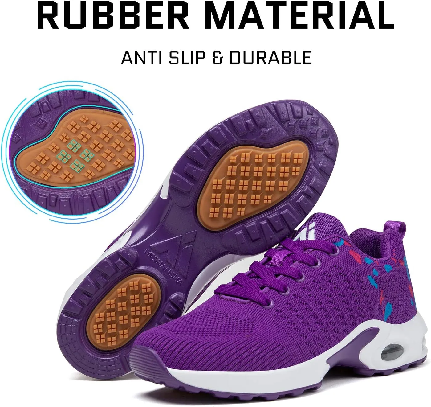 Mishansha Womens Sneakers Air Cushion Running Tennis Shoes Women Lightweight Arch Support Walking Shoes