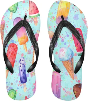 MNSRUU EVA Rubber Flip Flops for Men & Women,Unisex Sandals Soft Cushion Footbed Comfort flip-flops