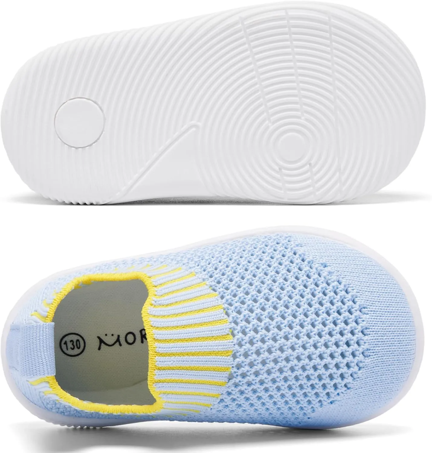 MORENDL Toddler Sandals Baby Walking Shoes Infant Slip On Water Shoes Boys Mesh Summer Sneakers Girls Tennis Shoes