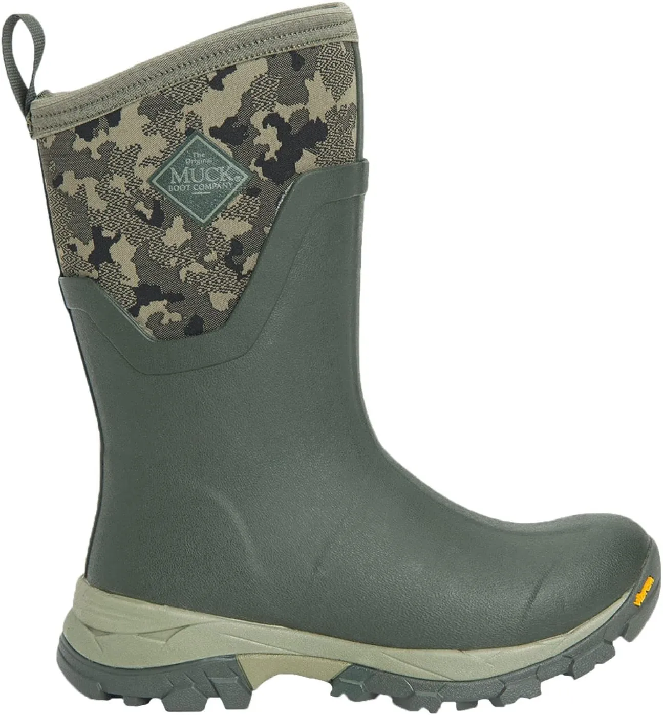 MUCK Women's Arctic Ice Agat Waterproof Lightweight Warm Mid Rubber Rain Boots