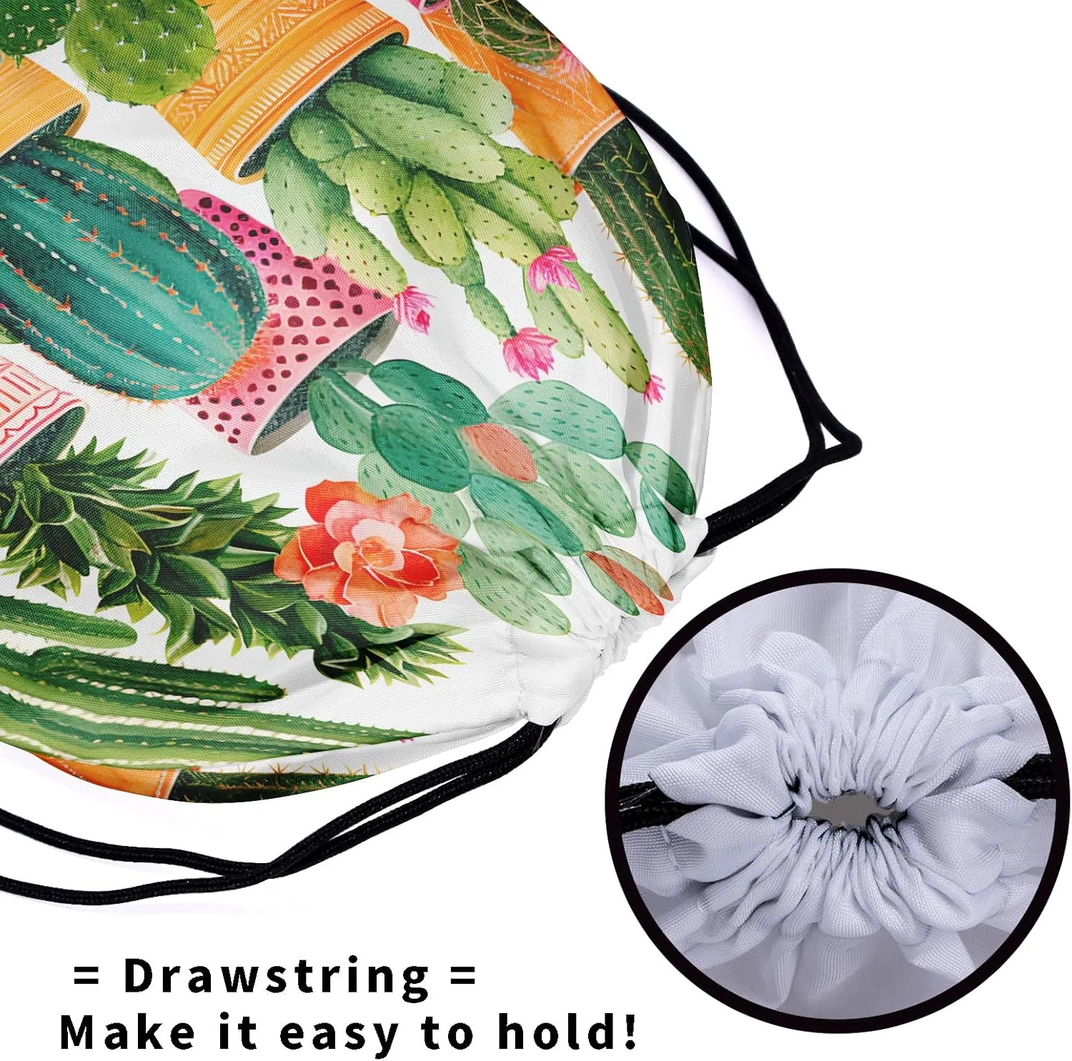 Nerxy Leaf Grip Bags for Gymnastics Tropical Leaves Grip Bag Botanical Drawstring Storage Bags