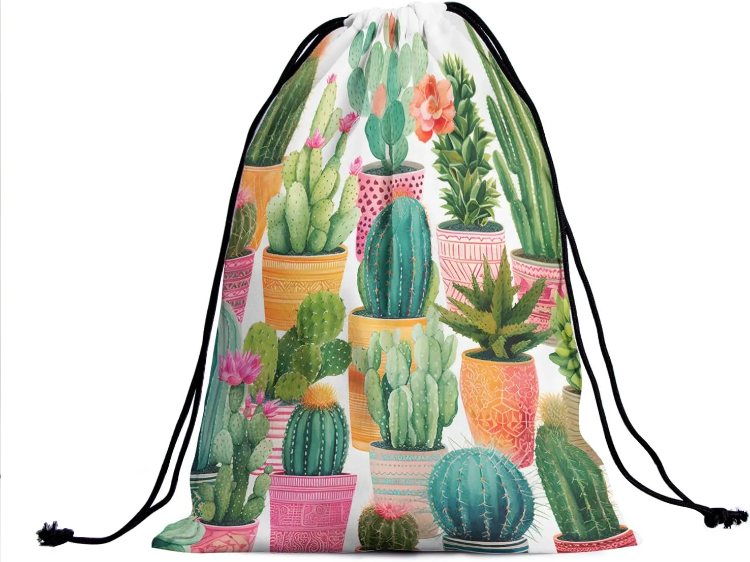 Nerxy Leaf Grip Bags for Gymnastics Tropical Leaves Grip Bag Botanical Drawstring Storage Bags