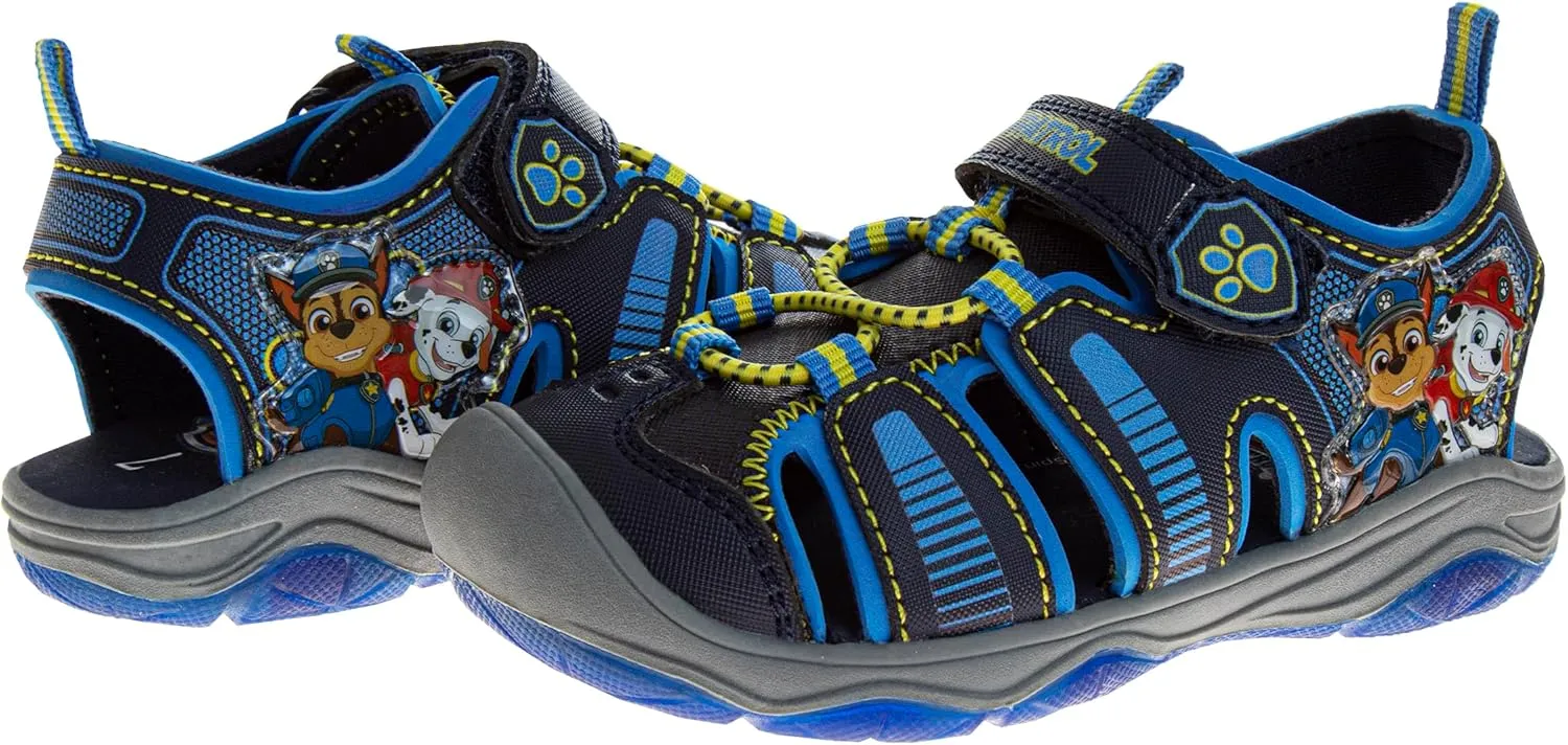 Nickelodeon Paw Patrol Sandals LED Light Up Chase Marshall Water Shoes (Toddler/Little Kid)