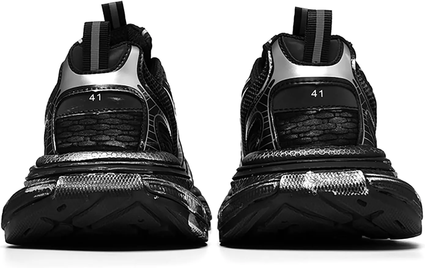 Niepce Inc Streetwear Mid Top Fashion Chunky Sneakers for Men