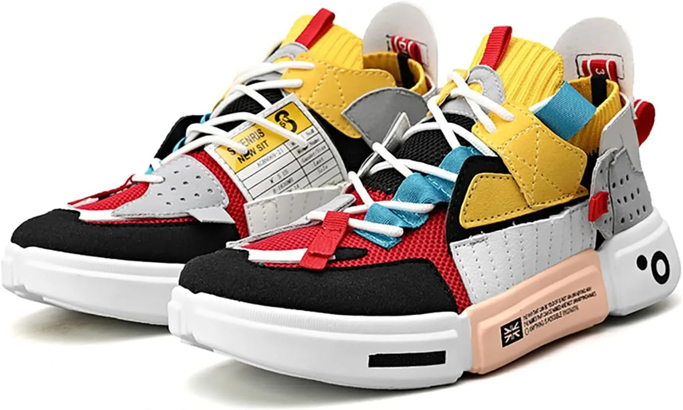 Niepce Inc Streetwear Patchwork Breathable Men's Fashion Casual Sneakers