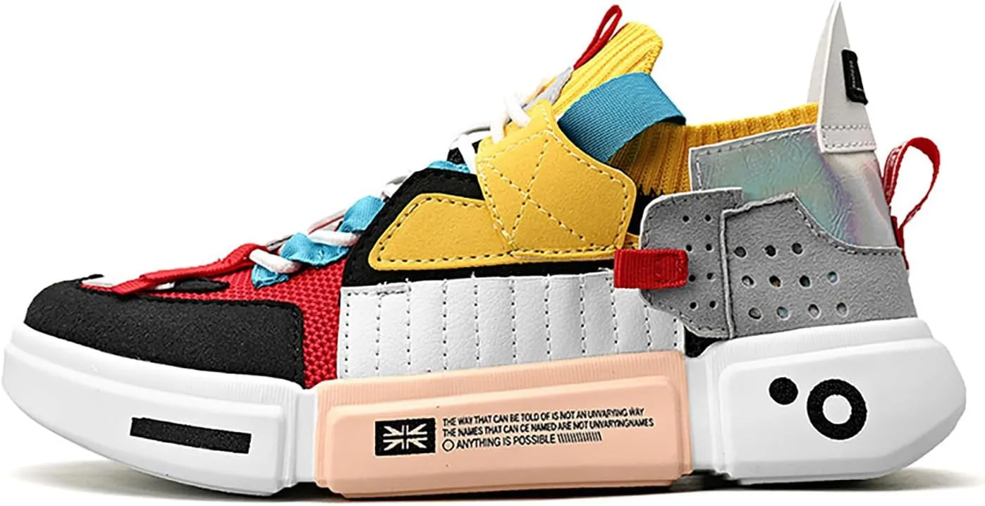 Niepce Inc Streetwear Patchwork Breathable Men's Fashion Casual Sneakers