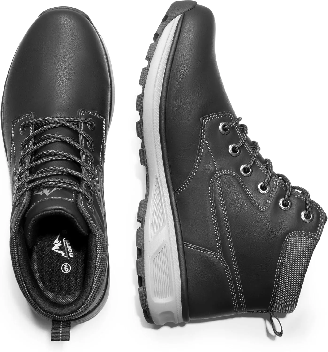 NORTIV 8 Men's Hiking Boots Waterproof Lightweight Chukka Casual Mid Ankle Boots Explorer