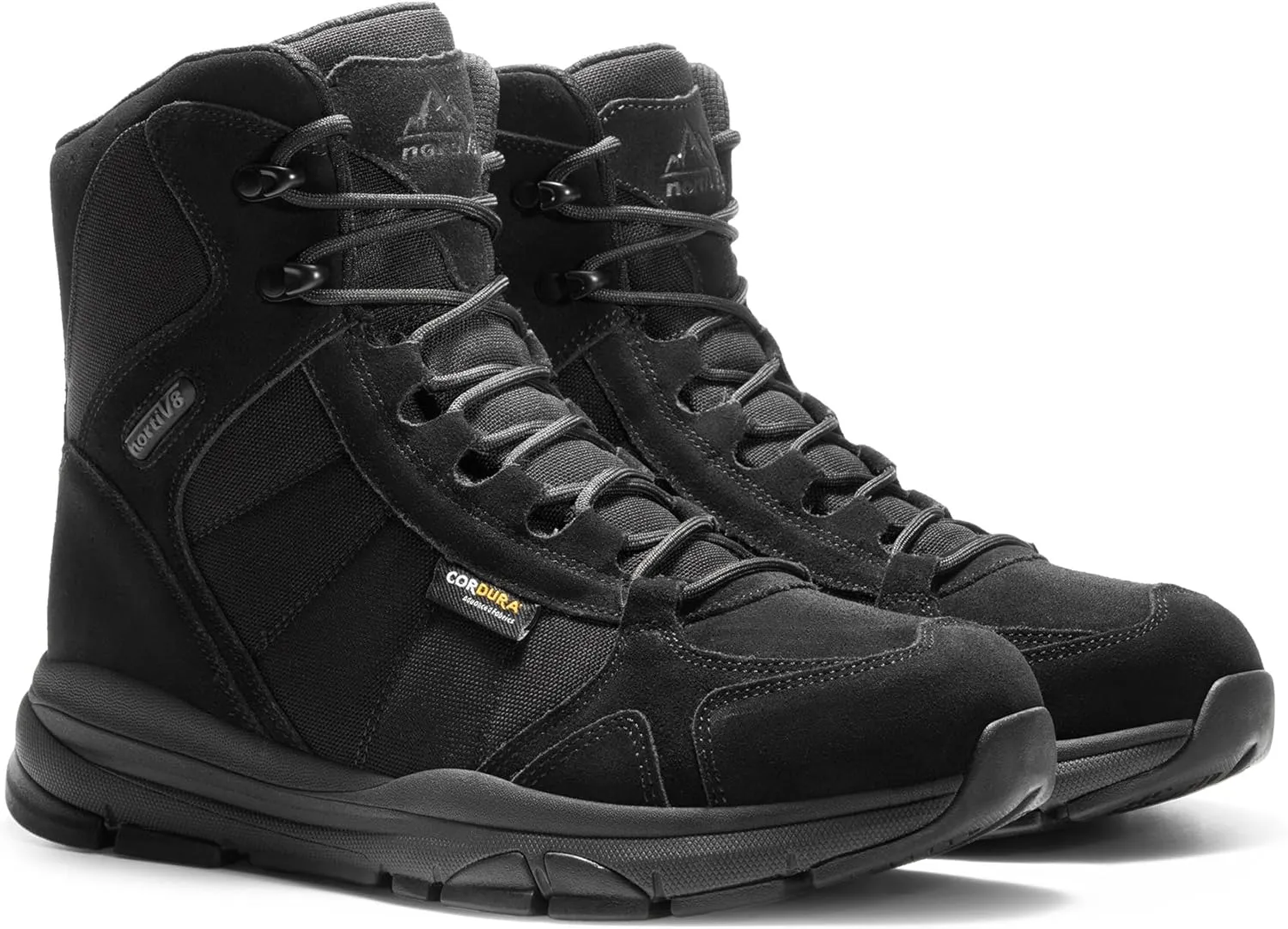 NORTIV 8 Men's Lightweight Military Tactical Work Boots Outdoor Hiking Motorcycle Combat Boots