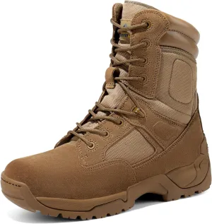 NORTIV 8 Men's Military Tactical Work Boots Hiking Motorcycle Combat Boots Response