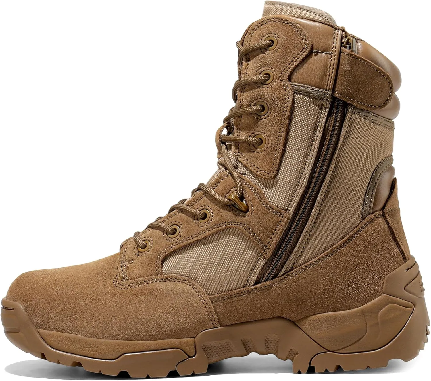 NORTIV 8 Men's Military Tactical Work Boots Hiking Motorcycle Combat Boots Response
