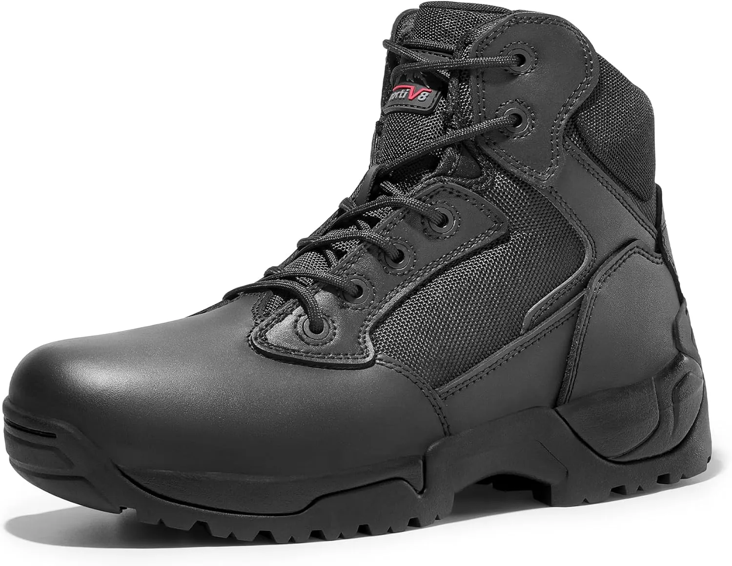 NORTIV 8 Men's Military Tactical Work Boots Hiking Motorcycle Combat Boots Response