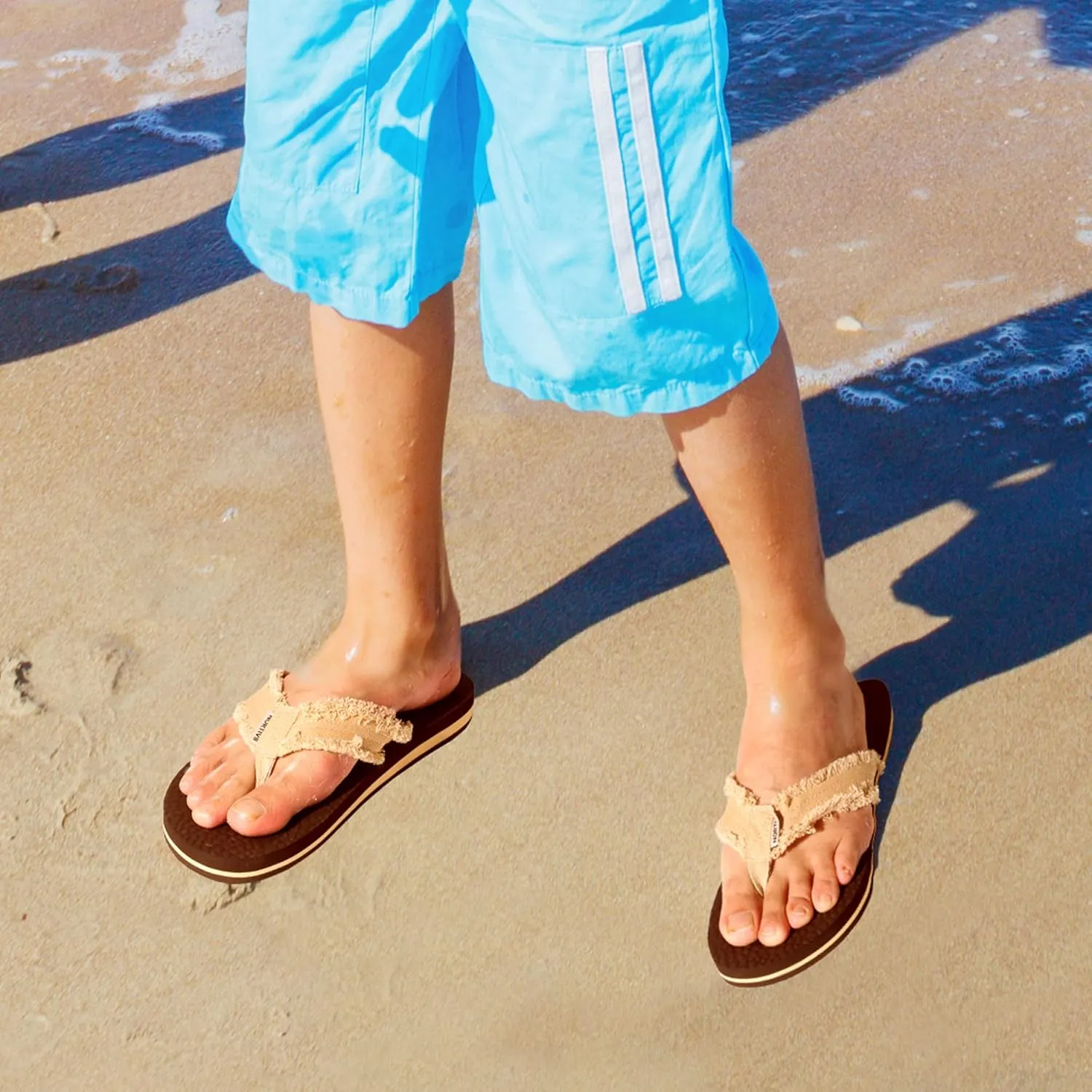 NORTIV 8 Men's Thong Flip Flops Sandals Comfortable Light Weight Beach Sandal